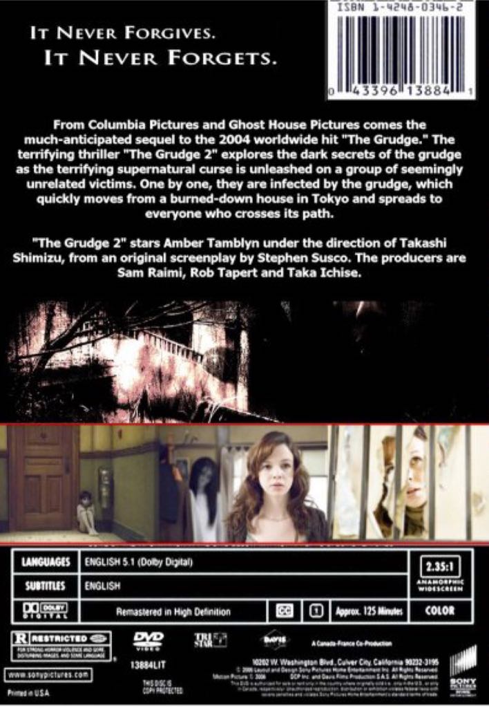 The Grudge 2 DVD movie collectible [Barcode 8715664042748] - Main Image 2