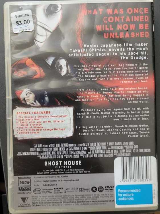 The Grudge 2 DVD movie collectible [Barcode 9398710580396] - Main Image 2