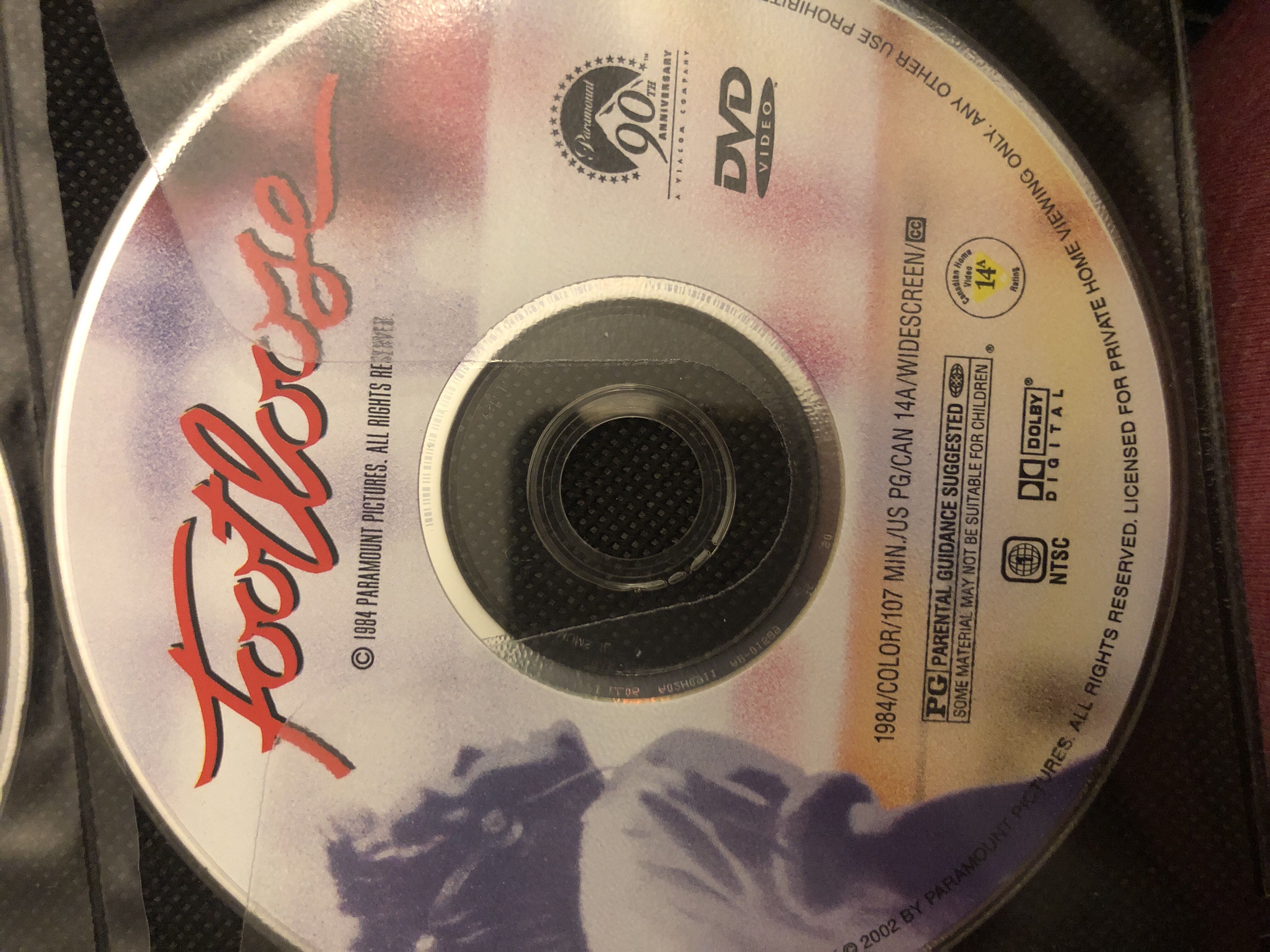 Footloose DVD movie collectible [Barcode 032429256874] - Main Image 3