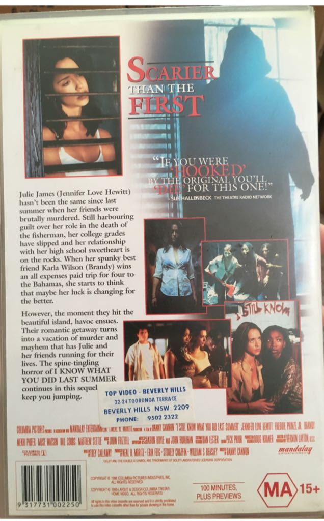 I Still Know What You Did Last Summer DVD movie collectible [Barcode 043396032286] - Main Image 2