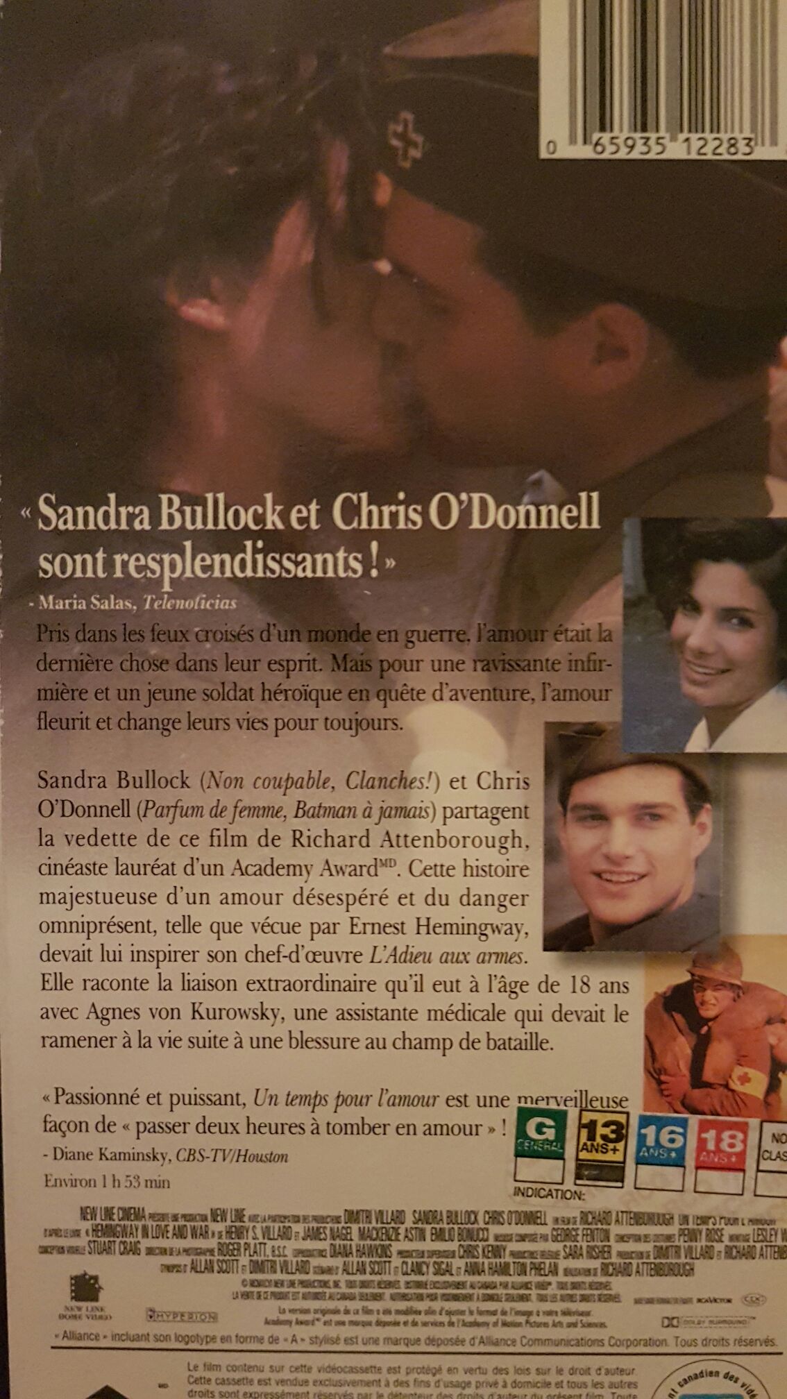 In Love and War DVD movie collectible [Barcode 9397910780896] - Main Image 2