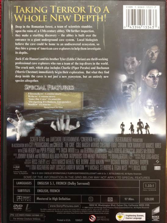 The Cave iTunes movie collectible [Barcode 043396133433] - Main Image 2