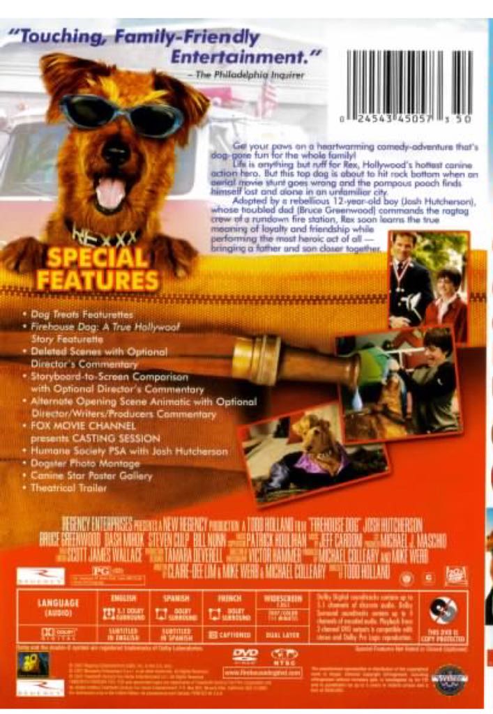 Firehouse Dog DVD movie collectible [Barcode 5039036035873] - Main Image 2