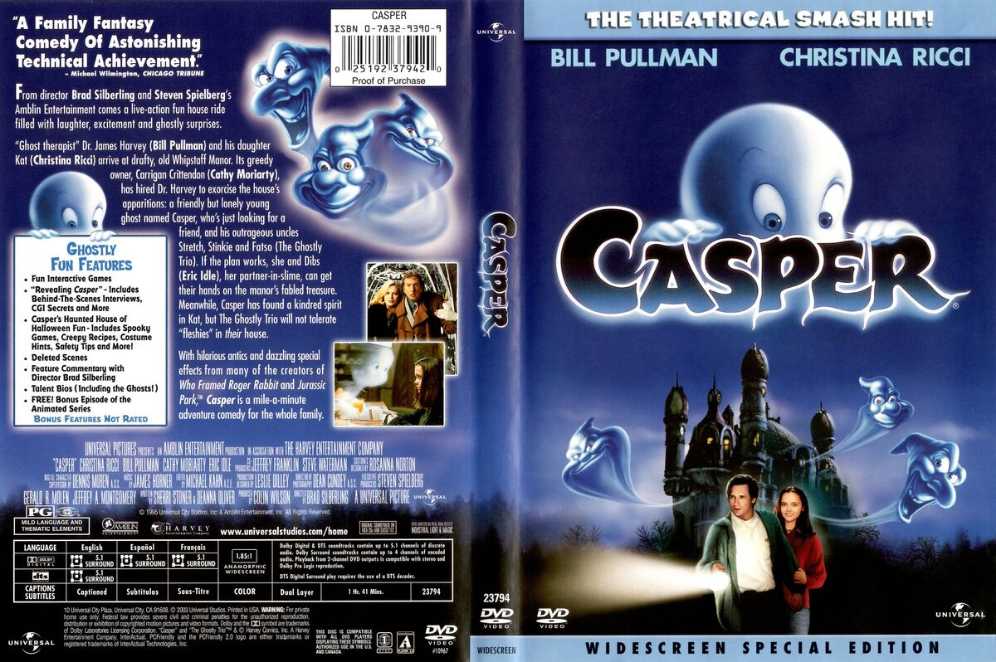 Casper DVD movie collectible [Barcode 025192276170] - Main Image 3