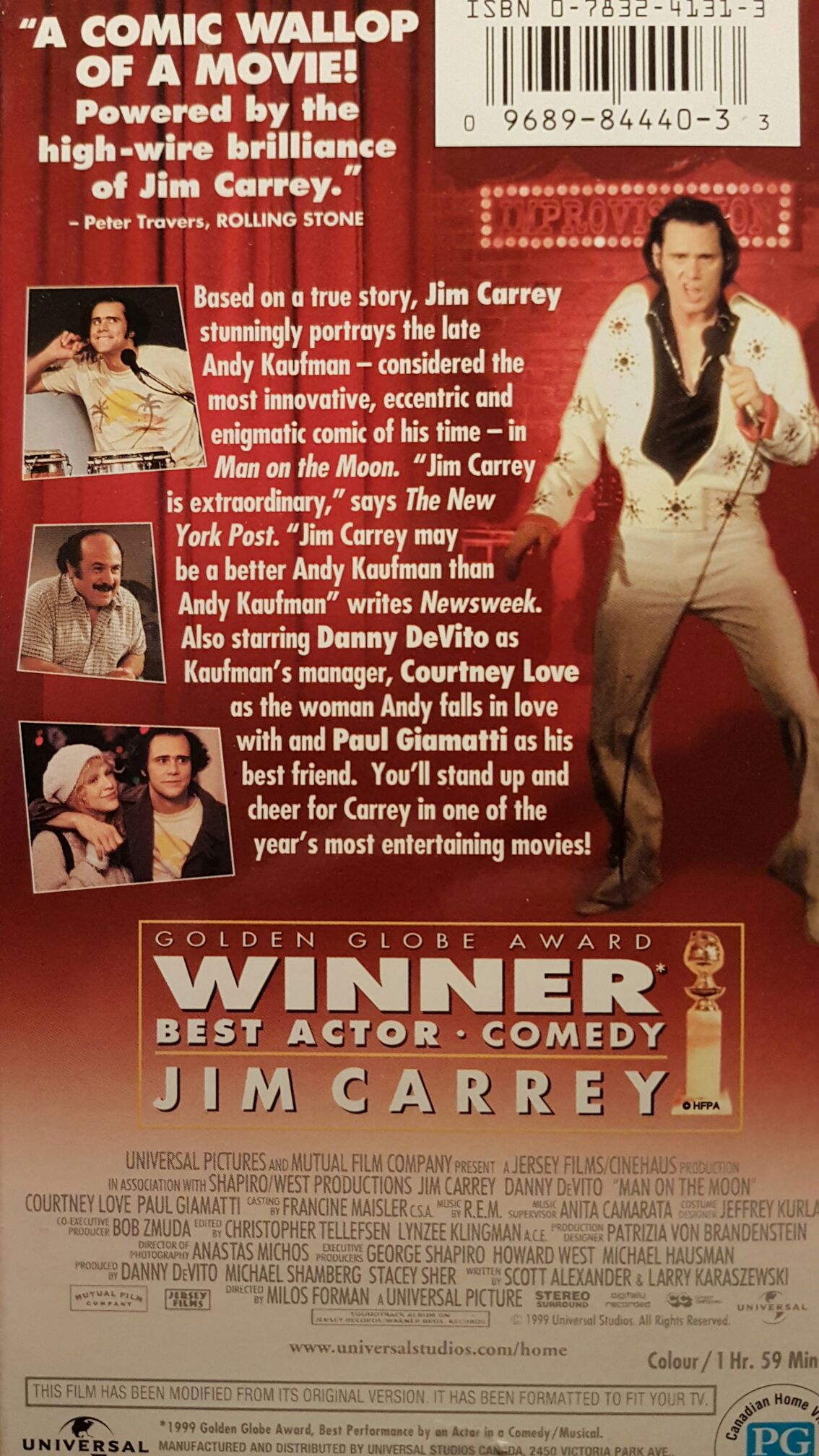 Man on the Moon VHS movie collectible [Barcode 096898579131] - Main Image 2