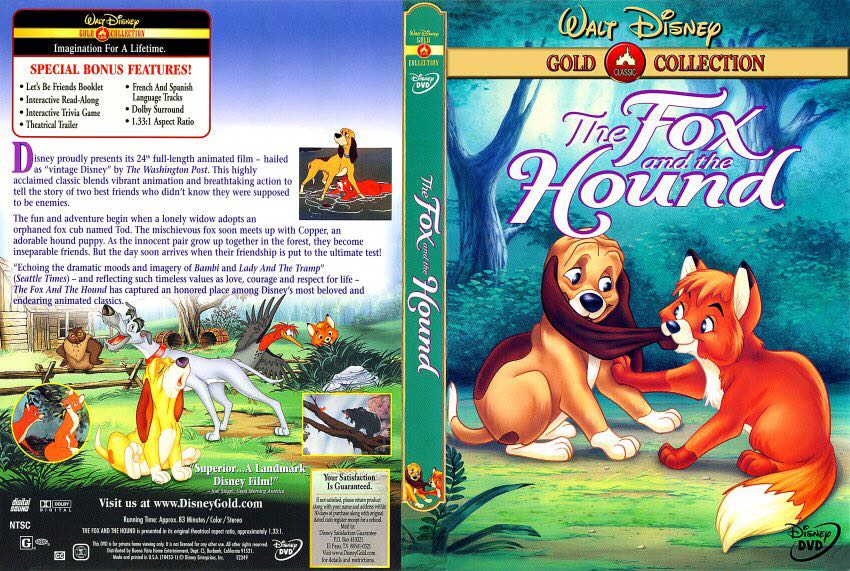 The Fox And The Hound DVD movie collectible [Barcode 786936694550] - Main Image 2