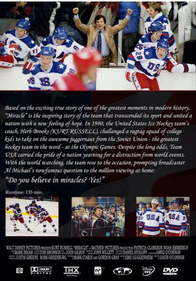 Miracle DVD movie collectible [Barcode 126936837982] - Main Image 2