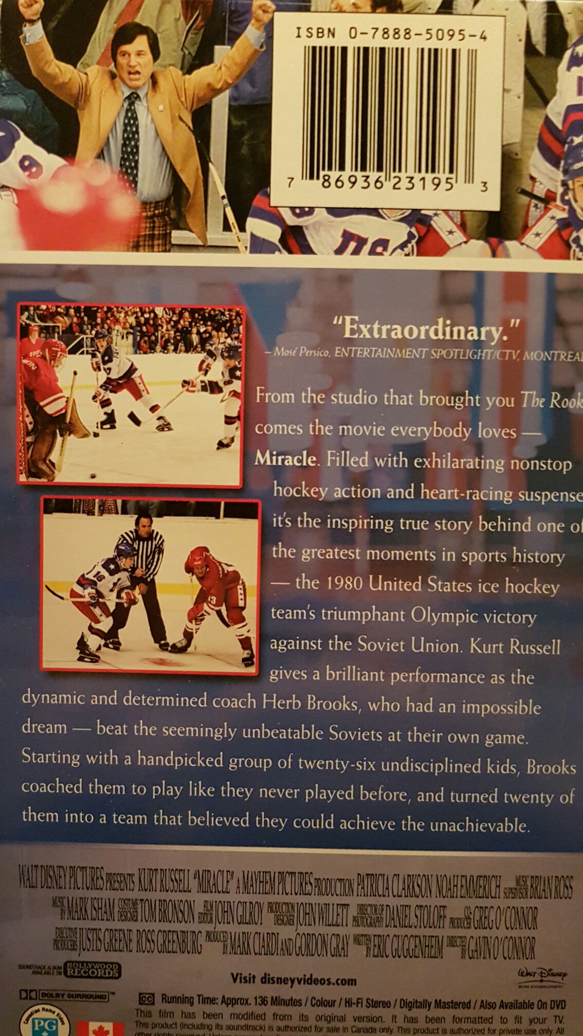 Miracle DVD movie collectible [Barcode 9398552402030] - Main Image 2