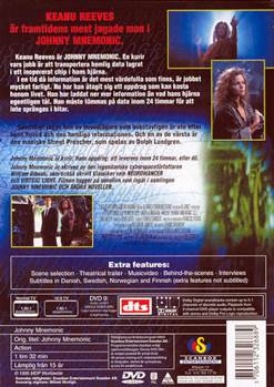 Johnny Mnemonic DVD movie collectible [Barcode 5706112326889] - Main Image 2