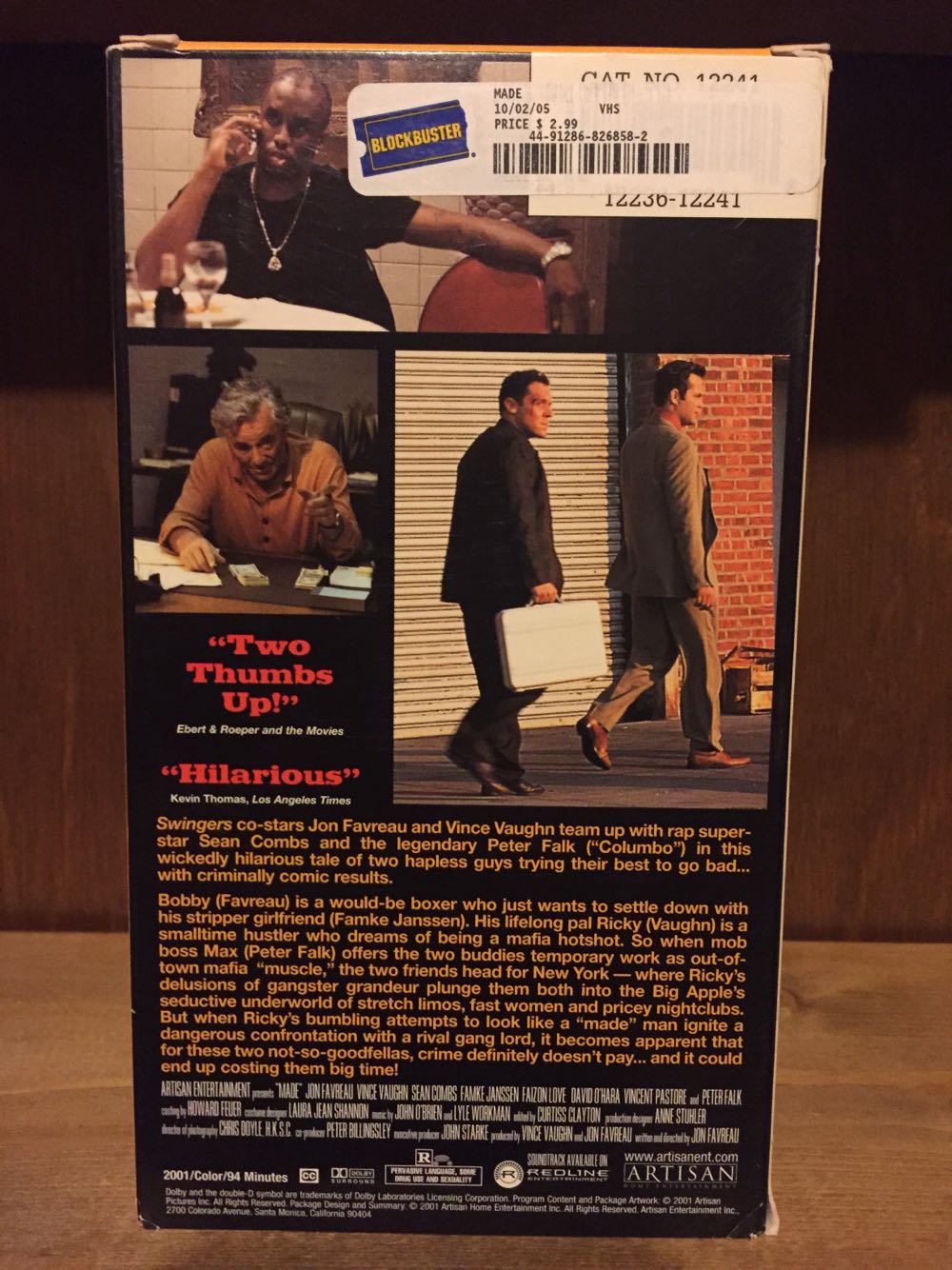 Made  VHS movie collectible [Barcode 012236122418] - Main Image 2