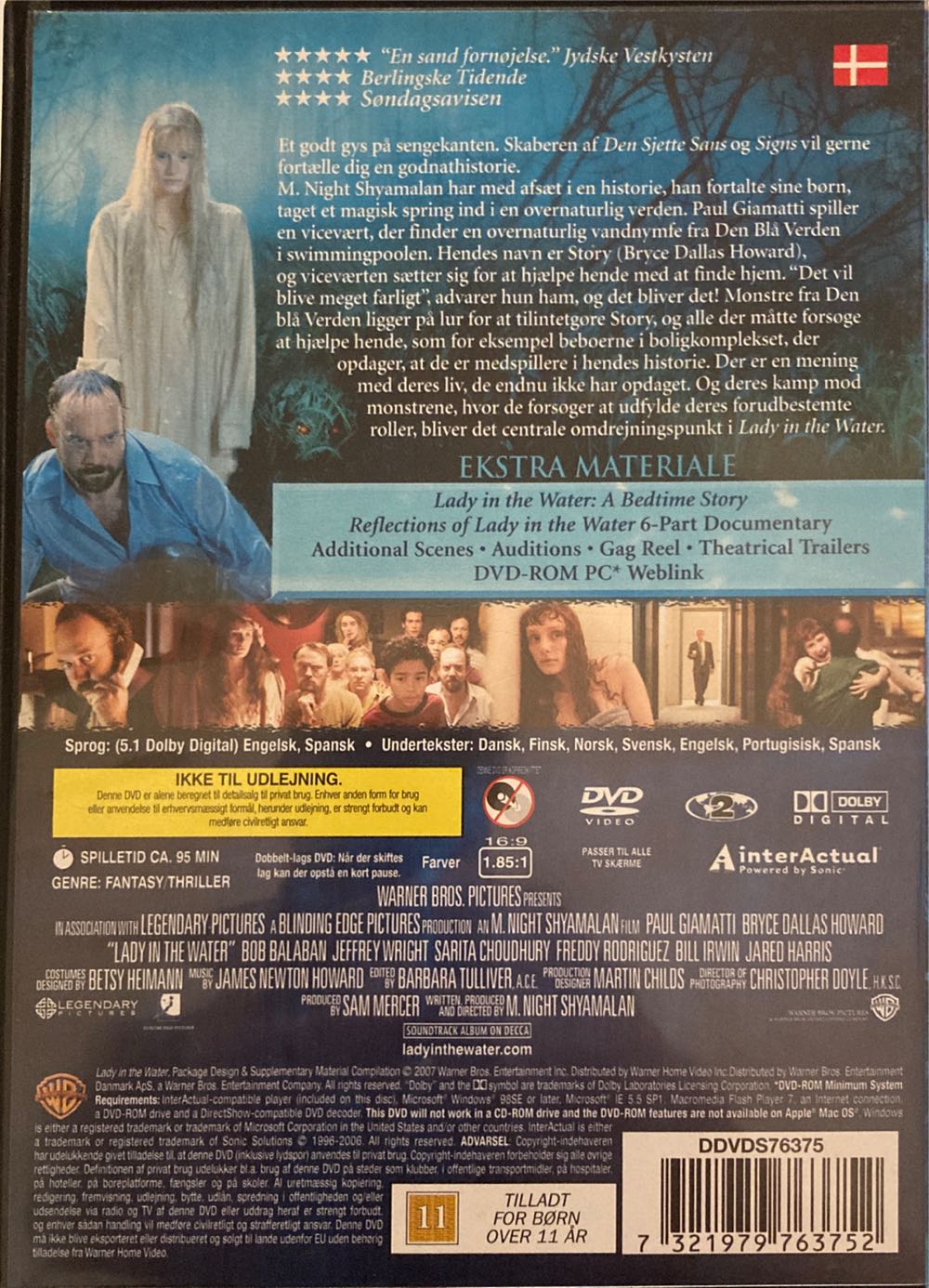 Lady in the Water DVD movie collectible [Barcode 7321979763752] - Main Image 2