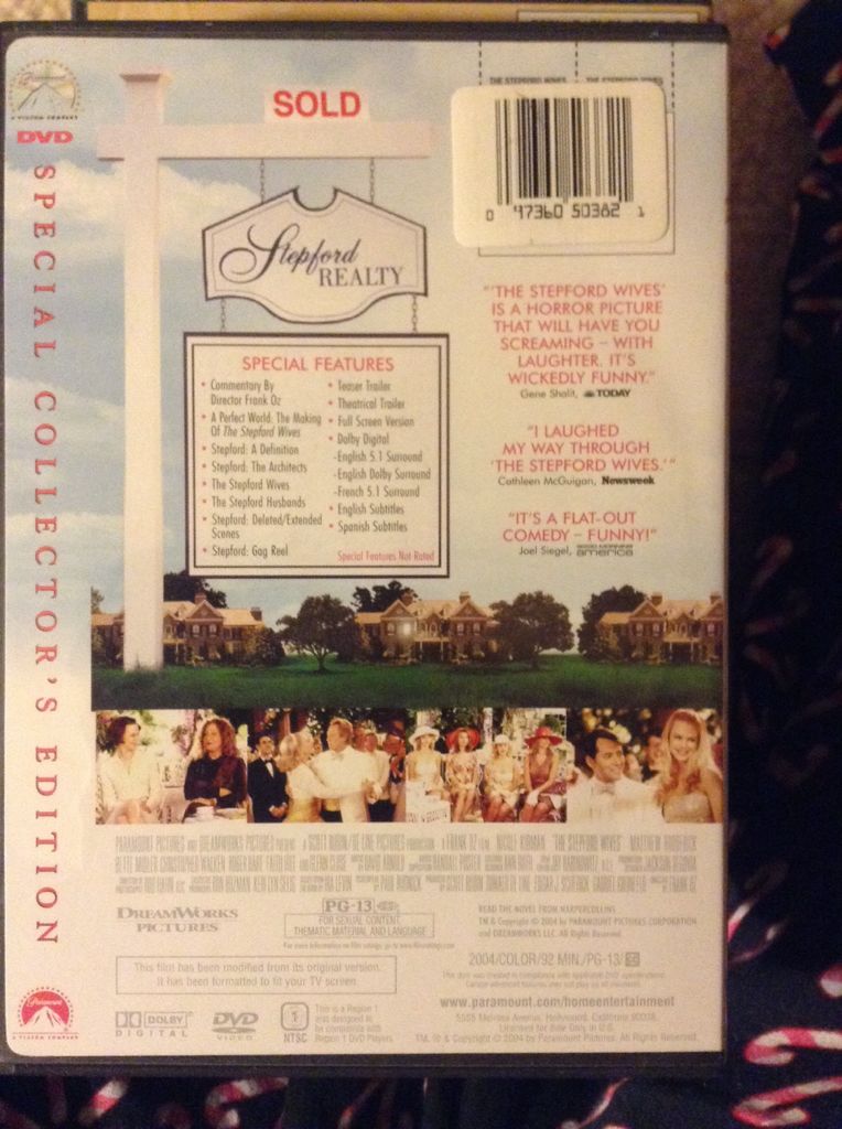 The Stepford Wives DVD movie collectible [Barcode 097360503821] - Main Image 2