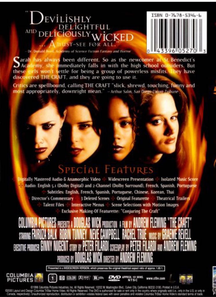 The Craft DVD movie collectible - Main Image 2