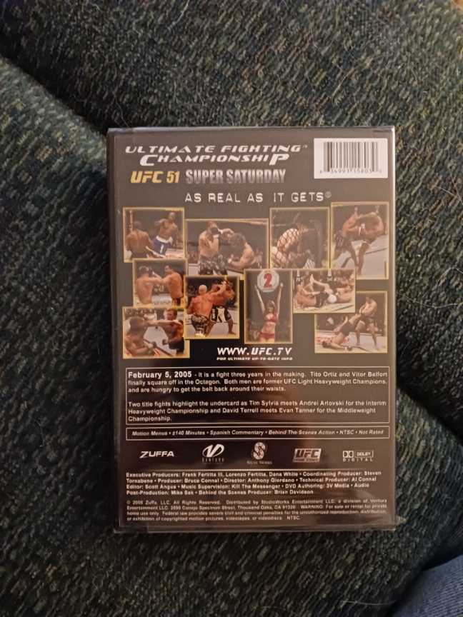 UFC 51: Super Saturday DVD movie collectible [Barcode 634991158039] - Main Image 2