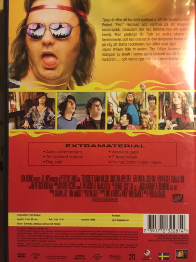 The Rocker DVD movie collectible [Barcode 7391772322814] - Main Image 2