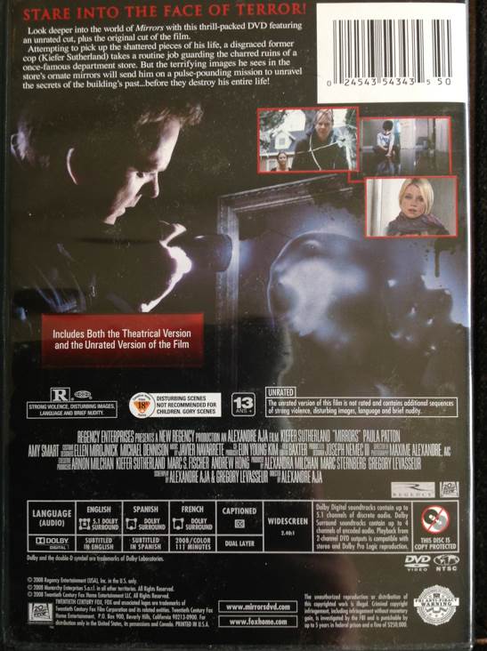 Mirrors Digital Copy movie collectible [Barcode 024543543435] - Main Image 2