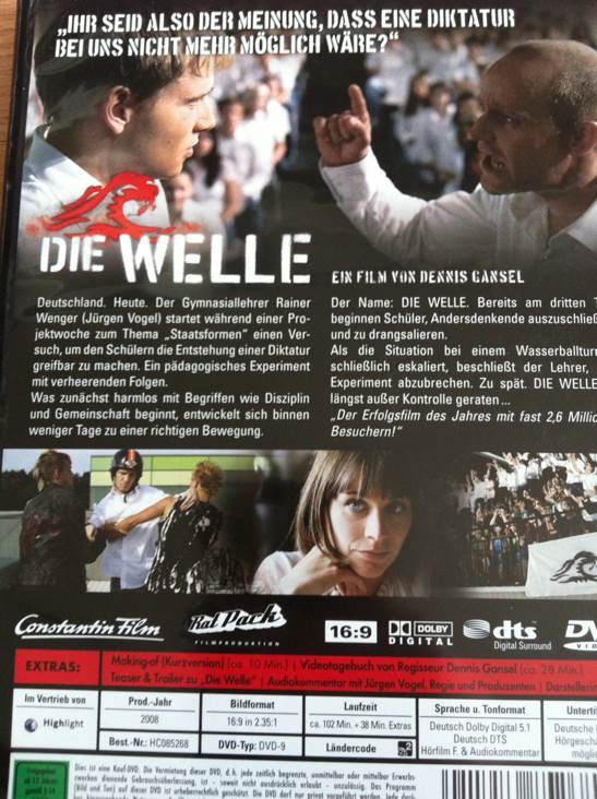 Die Welle DVD movie collectible [Barcode 4011976852681] - Main Image 2