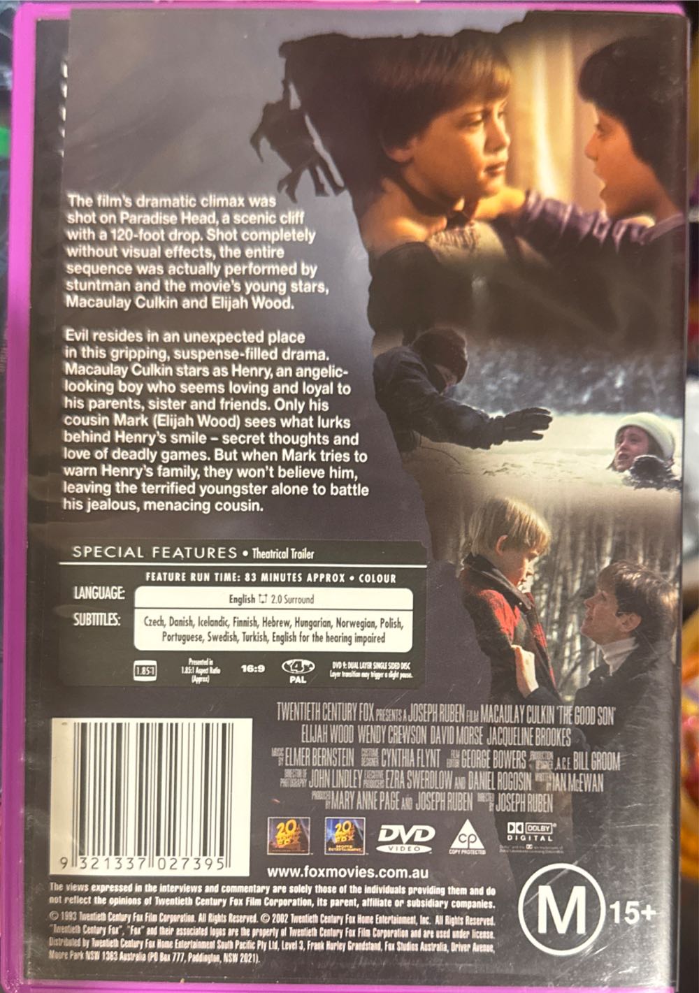 Good Son, The DVD movie collectible [Barcode 9321337027395] - Main Image 2