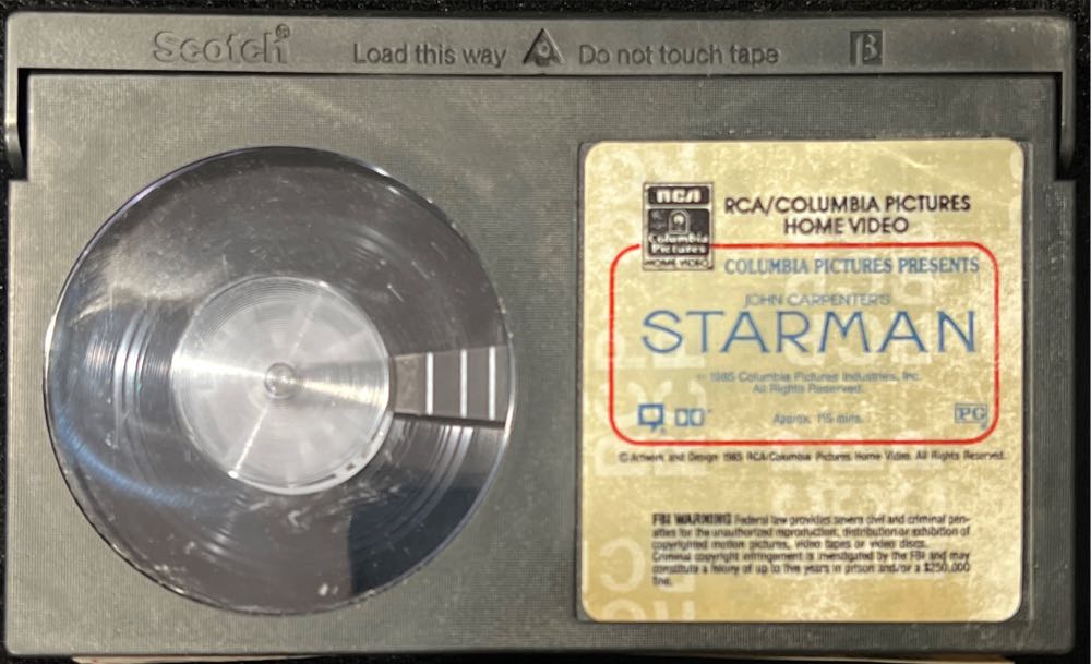 Starman Betamax movie collectible [Barcode 043396204126] - Main Image 3