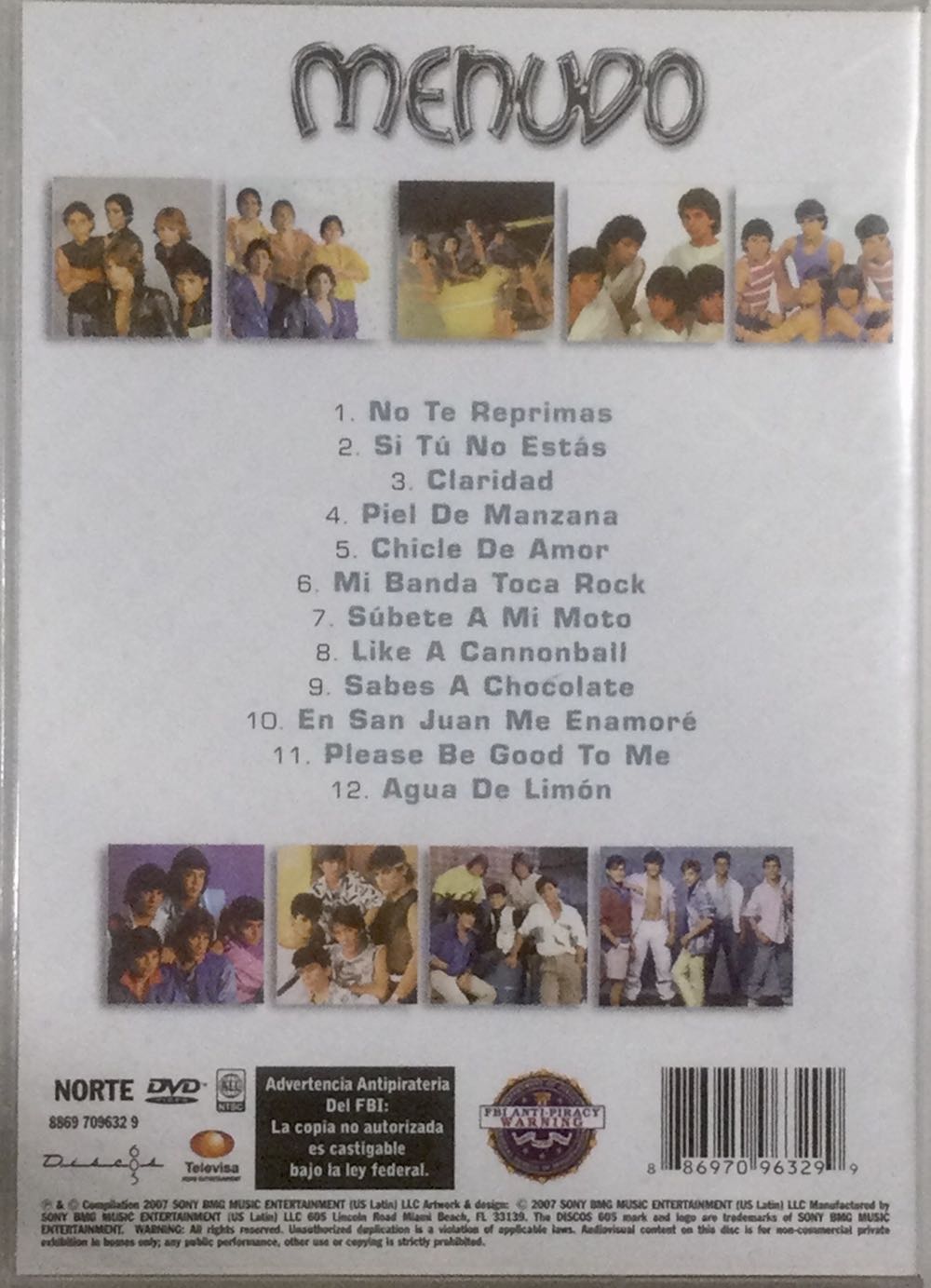 Menudo: La Historia DVD movie collectible [Barcode 886970963299] - Main Image 2