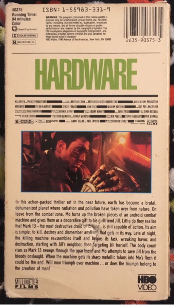 Hardware VHS movie collectible [Barcode 026359037535] - Main Image 2