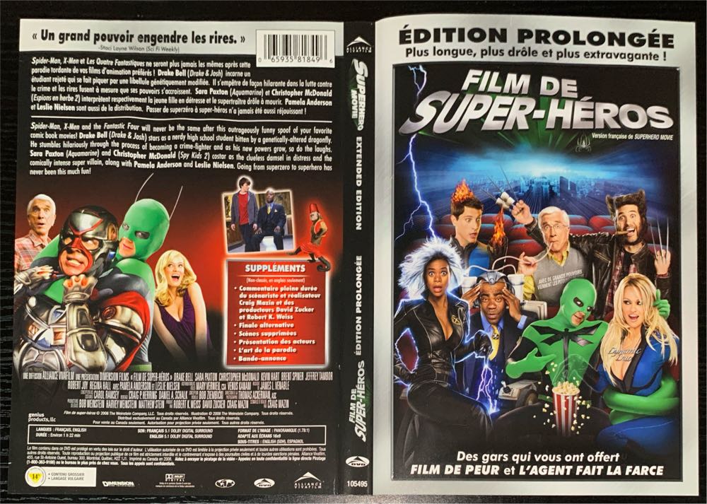 Superhero Movie DVD movie collectible [Barcode 065935818496] - Main Image 3