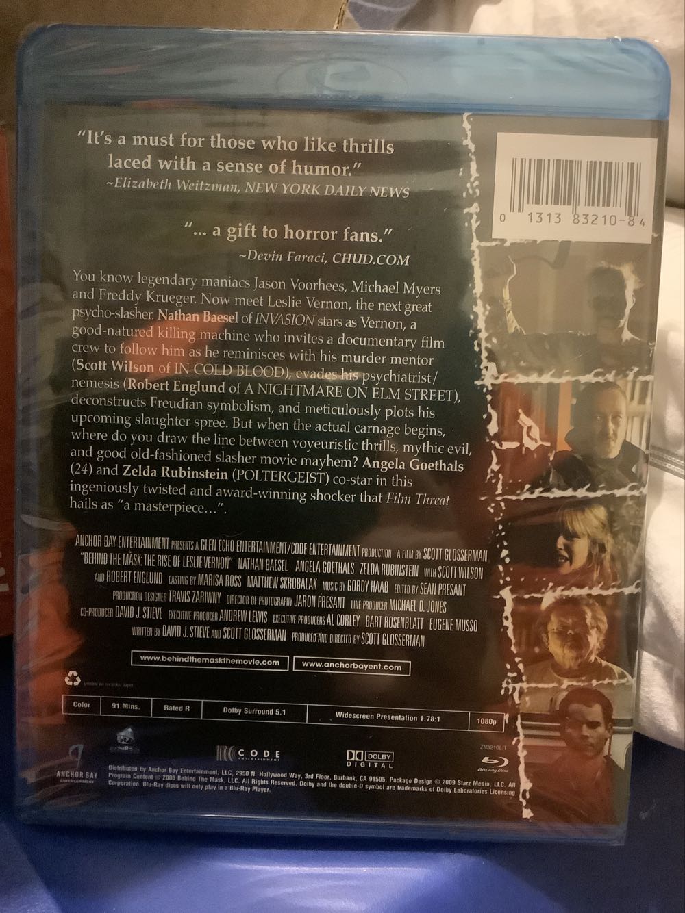 Behind the Mask: The Rise of Leslie Vernon Blu-ray movie collectible [Barcode 013138321084] - Main Image 2