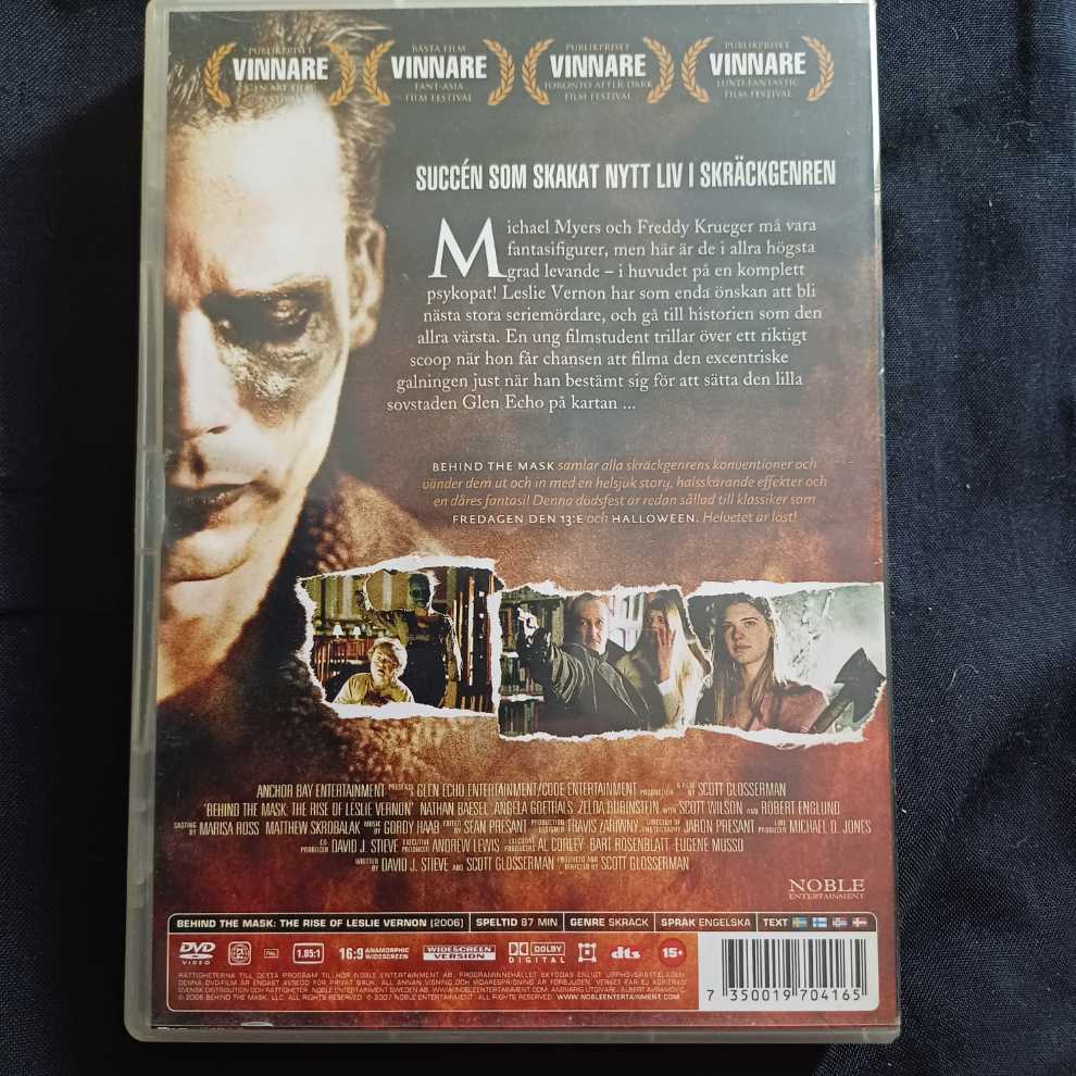 Behind the Mask: The Rise of Leslie Vernon DVD movie collectible [Barcode 7350019704165] - Main Image 2