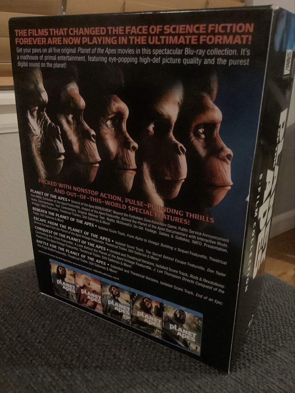 Planet Of The Apes 5: Battle For The Planet Of The Apes Blu-ray movie collectible [Barcode 024543559726] - Main Image 4