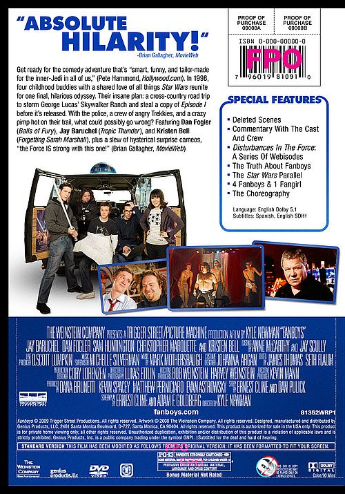 Fanboys Blu-ray movie collectible [Barcode 065935822301] - Main Image 2