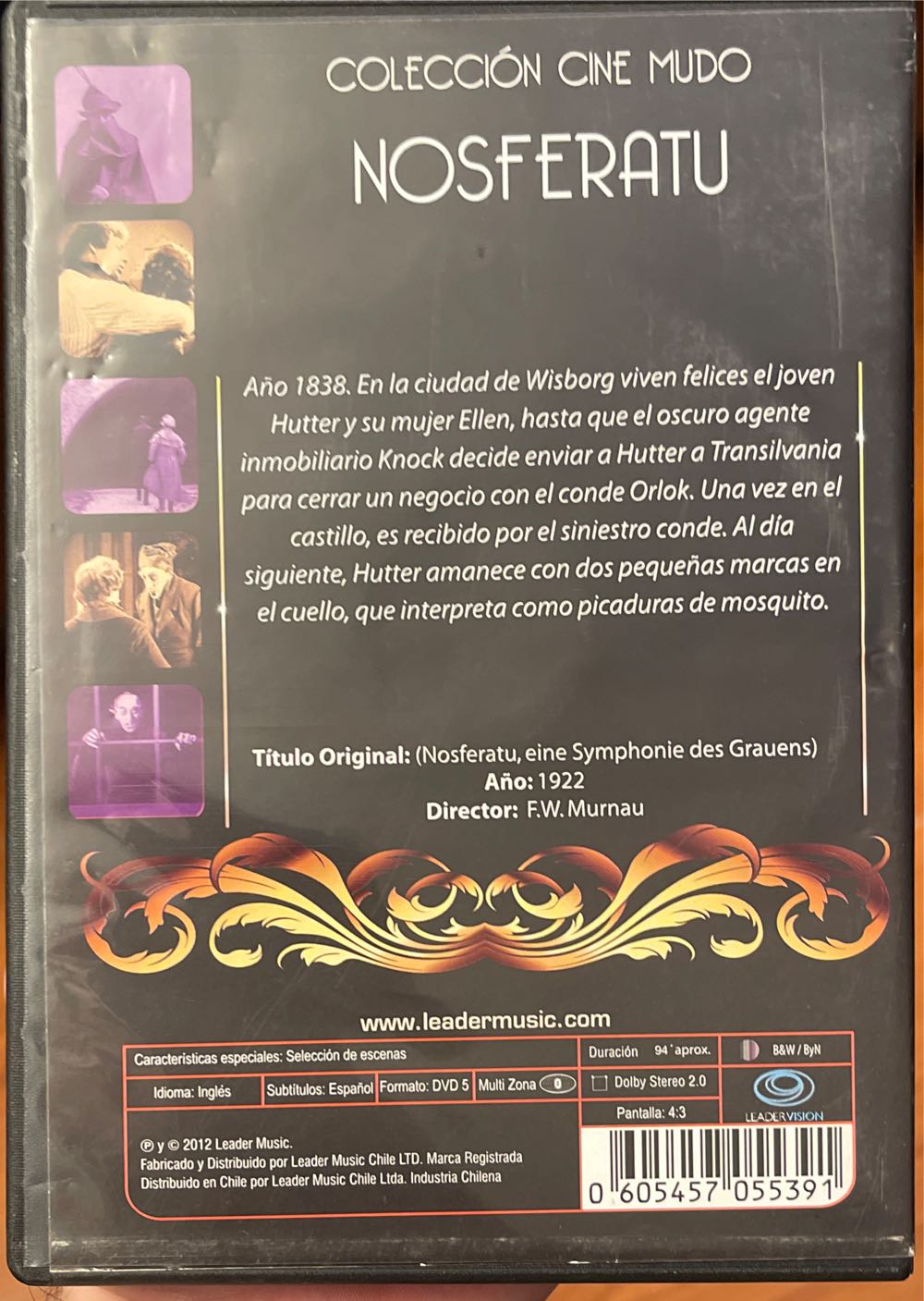 Nosferatu DVD movie collectible [Barcode 014381409826] - Main Image 2