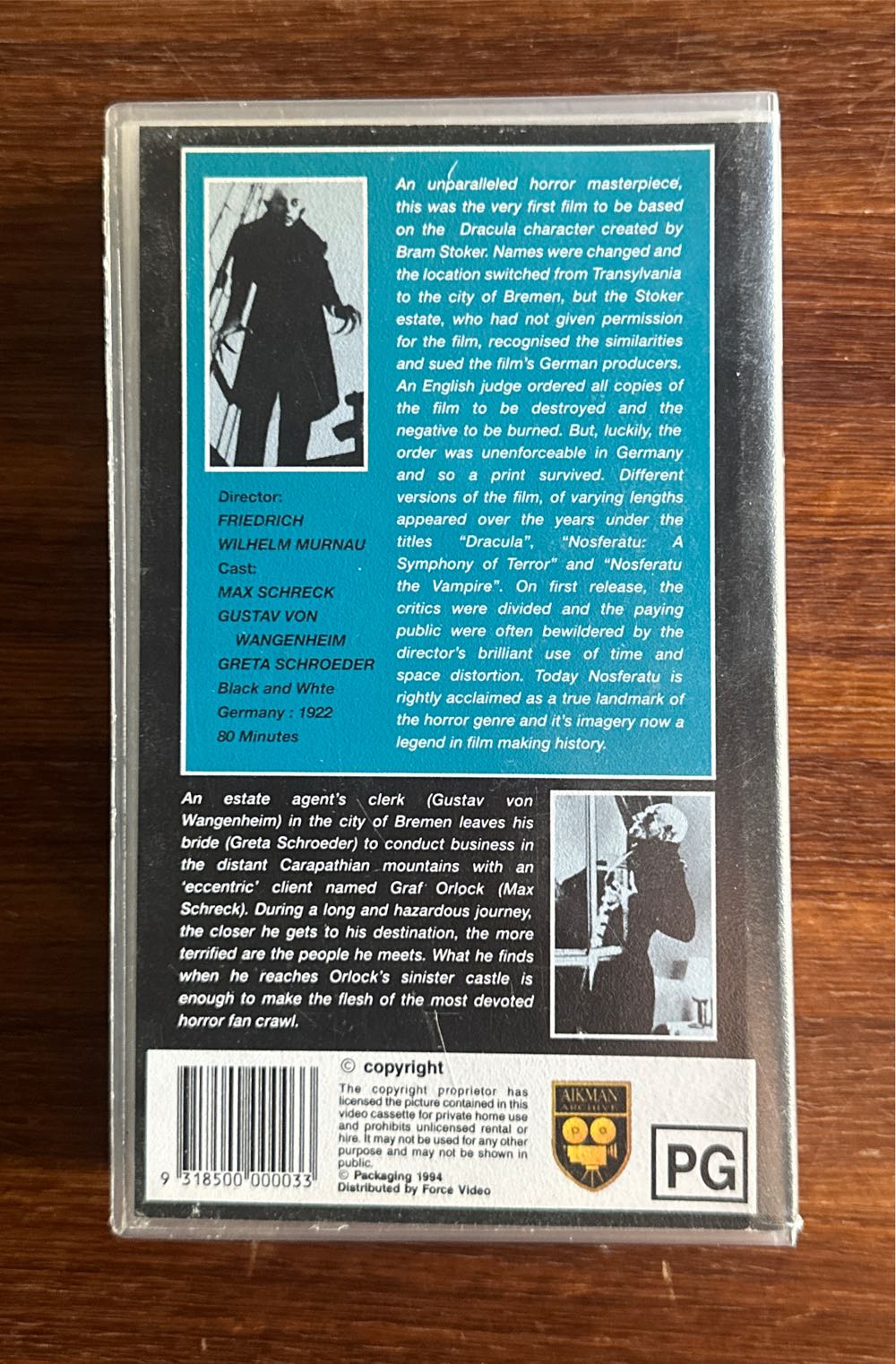 Nosferatu DVD movie collectible [Barcode 018619713730] - Main Image 2