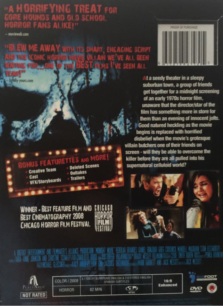 Midnight Movie DVD movie collectible [Barcode 625828435805] - Main Image 2