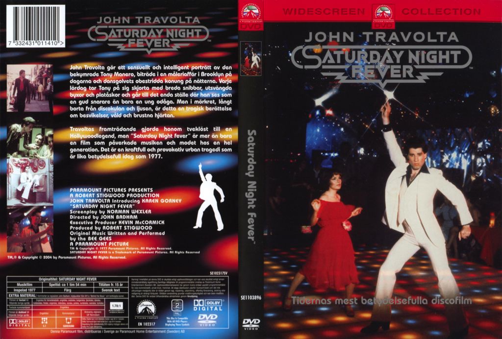 Saturday Night Fever DVD movie collectible [Barcode 9324915051836] - Main Image 2