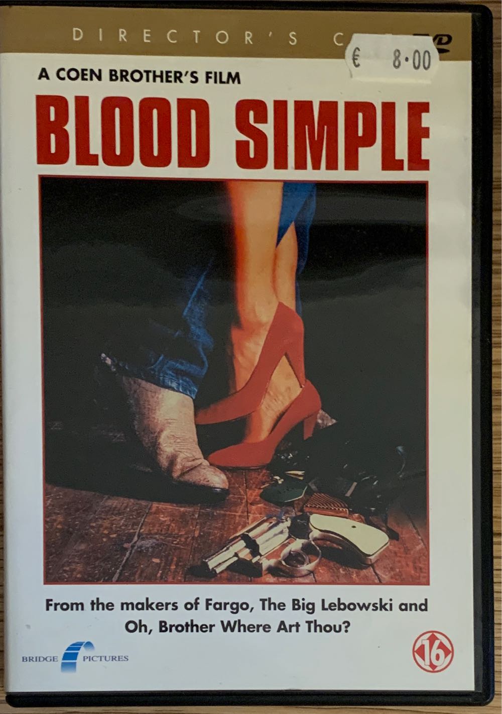 Blood Simple (Director’s Cut) DVD movie collectible [Barcode 8711983450608] - Main Image 2