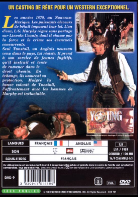 Young Guns DVD movie collectible - Main Image 2