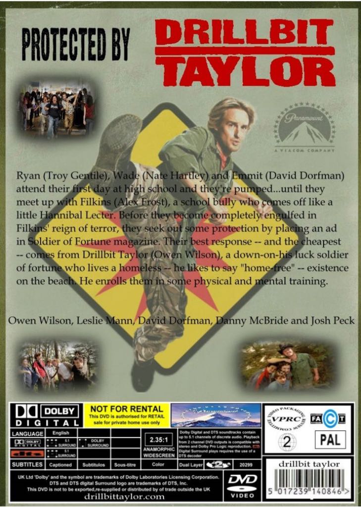 Drillbit Taylor DVD movie collectible [Barcode 8010773104913] - Main Image 2