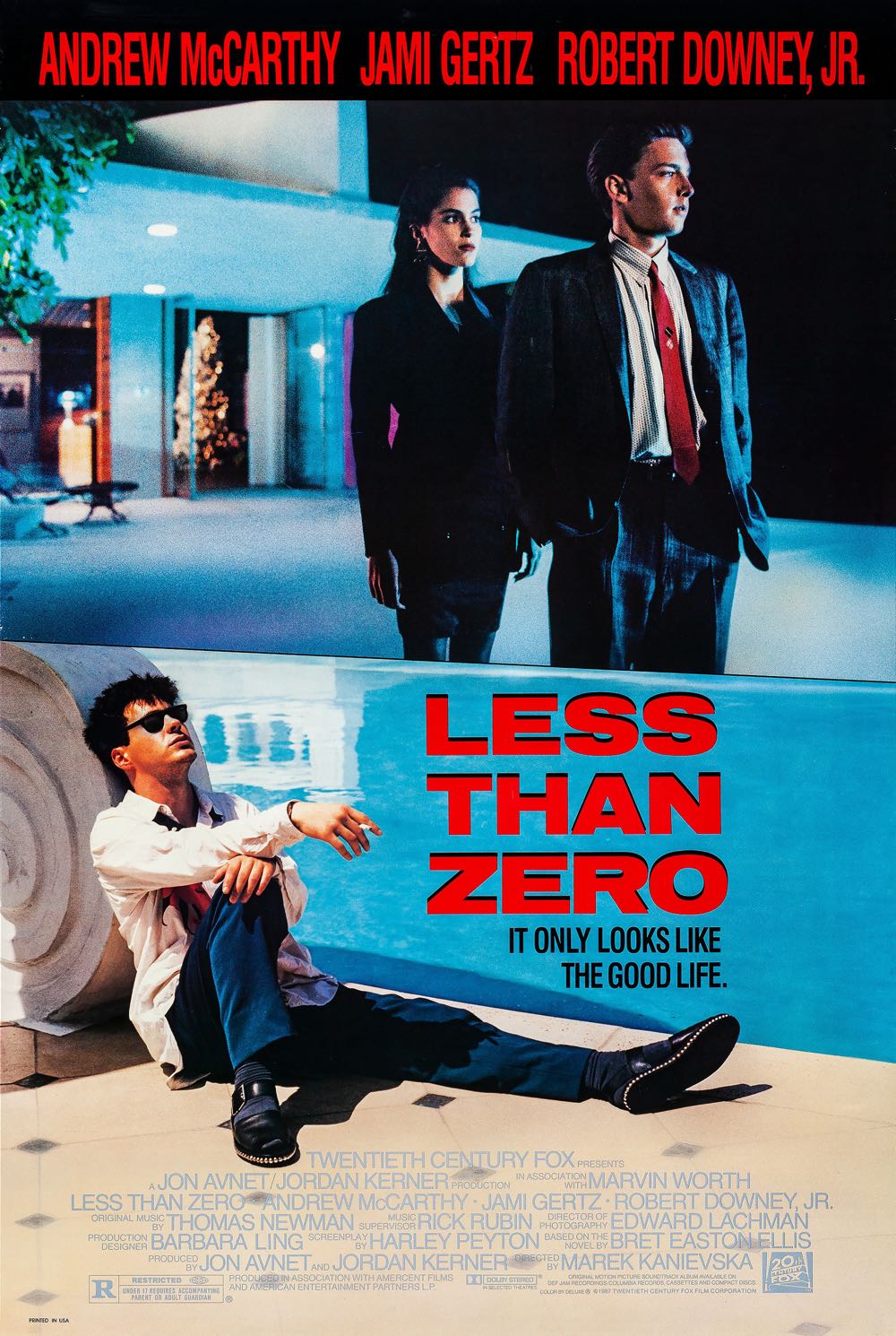 Less Than Zero Plex movie collectible [Barcode 0024543025184] - Main Image 2