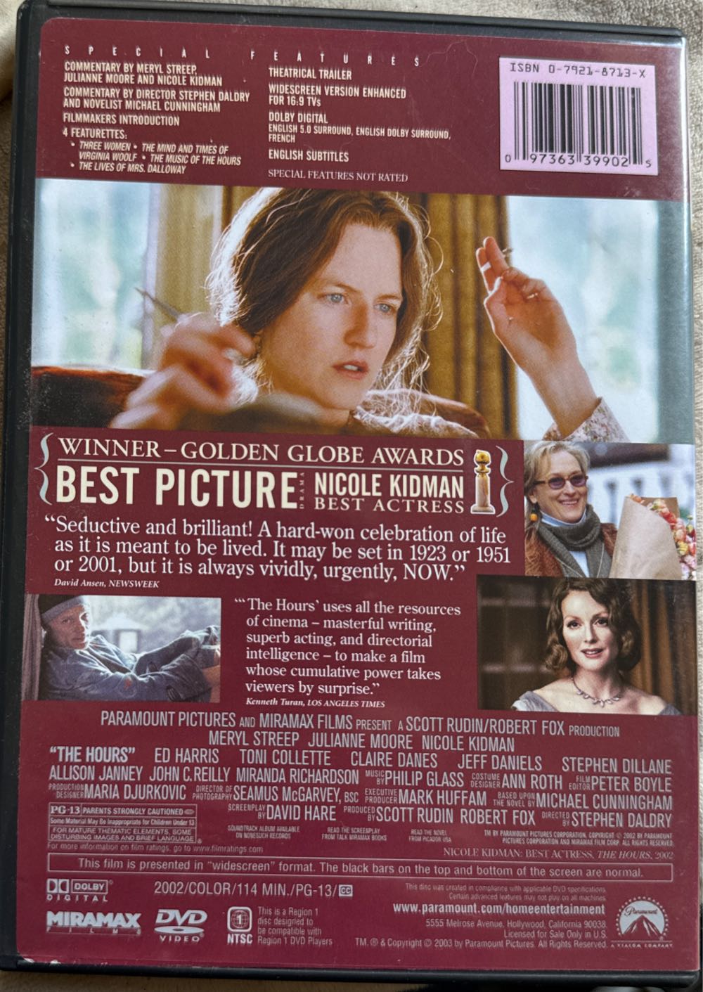 Hours* The DVD movie collectible [Barcode 097363399025] - Main Image 2