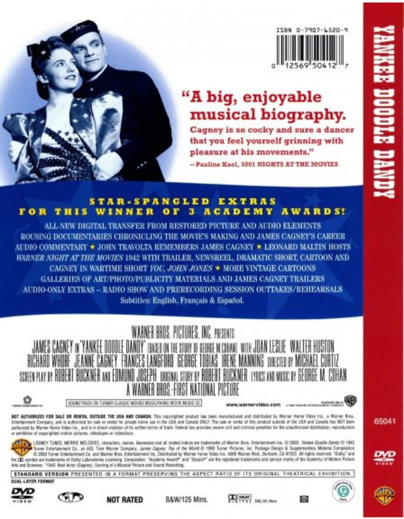 Yankee Doodle Dandy DVD movie collectible [Barcode 012569504127] - Main Image 2