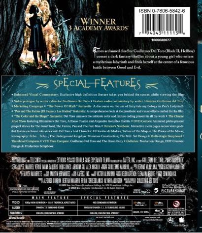 Pan’s Labyrinth HD DVD movie collectible [Barcode 5055201801920] - Main Image 2