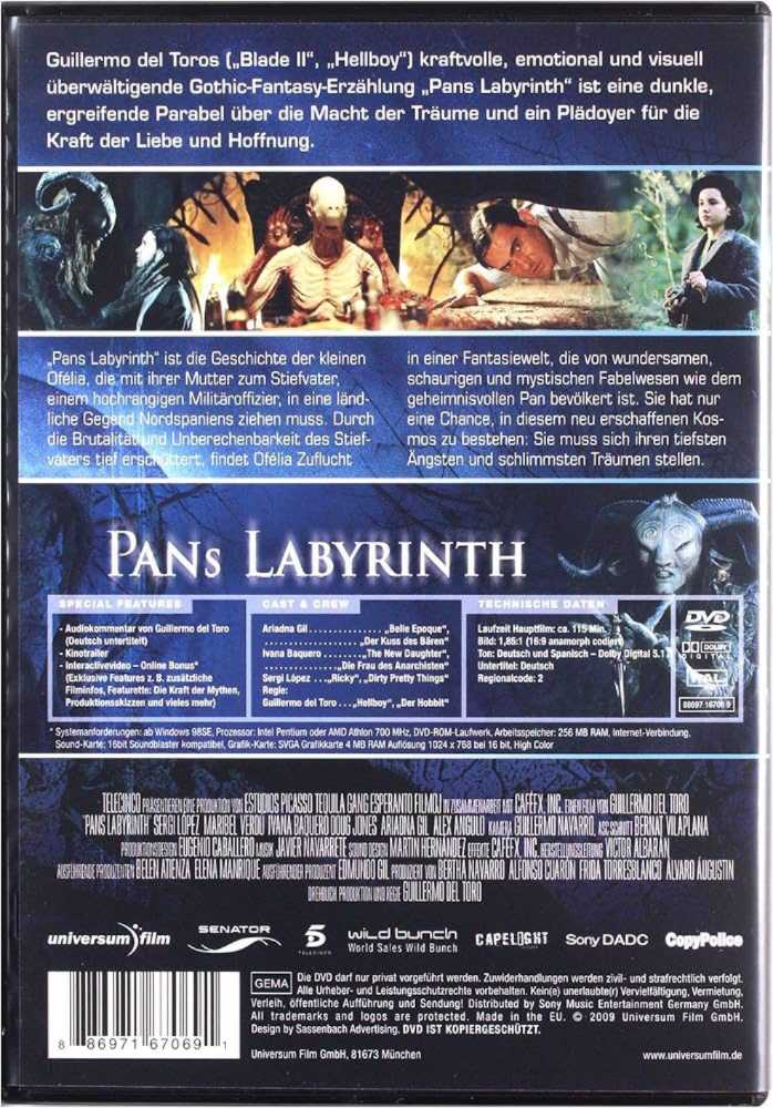 Pans Labyrinth Blu-ray movie collectible [Barcode 886974835899] - Main Image 4