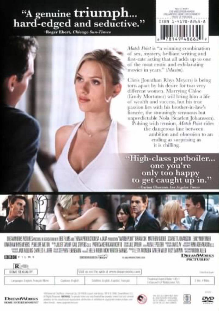 Match Point DVD-R movie collectible [Barcode 678149486629] - Main Image 2