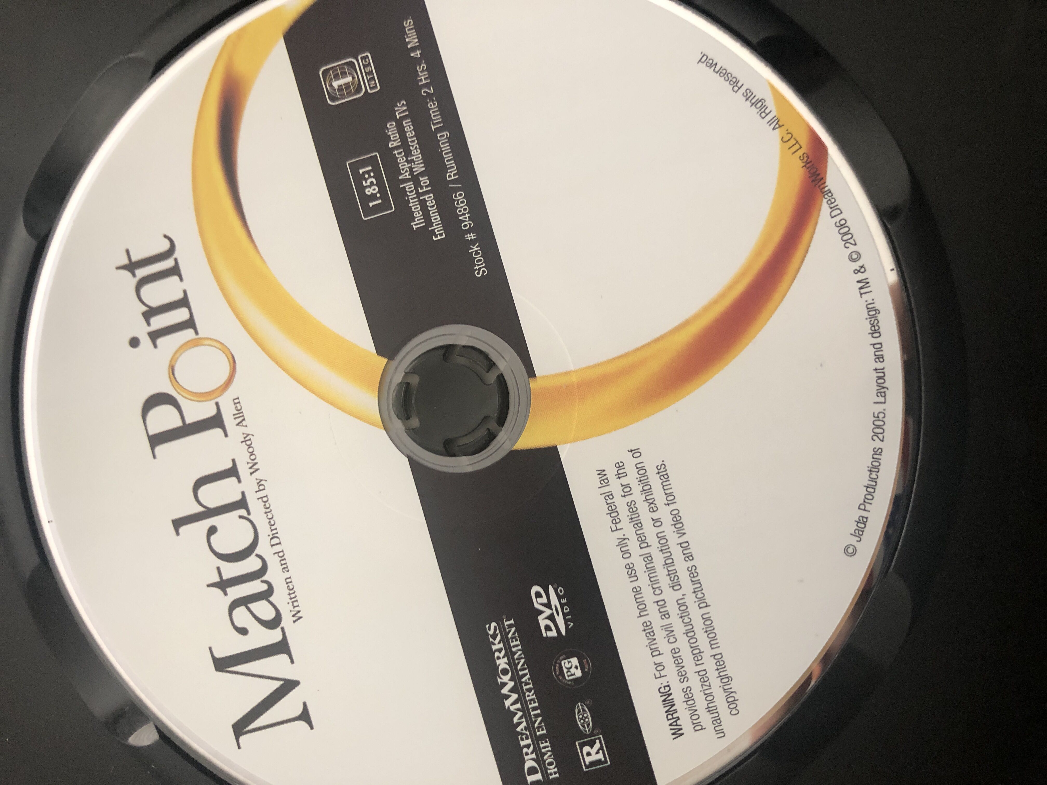 Match Point DVD-R movie collectible [Barcode 678149486629] - Main Image 3