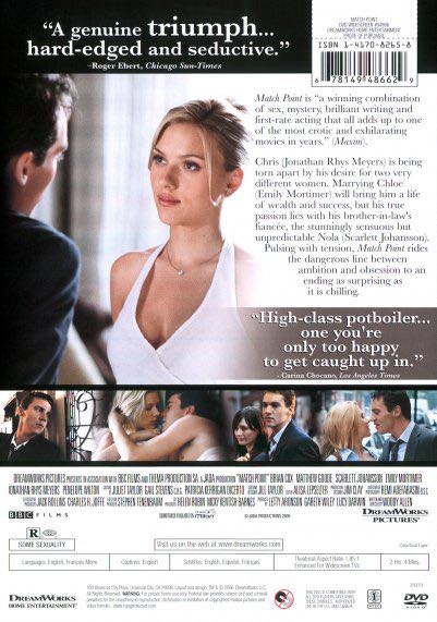Match Point DVD-R movie collectible [Barcode 678149486629] - Main Image 4