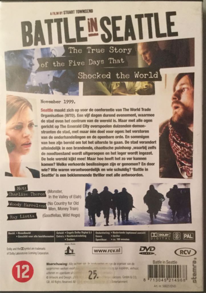 Battle in Seattle DVD movie collectible [Barcode 8713045214968] - Main Image 2