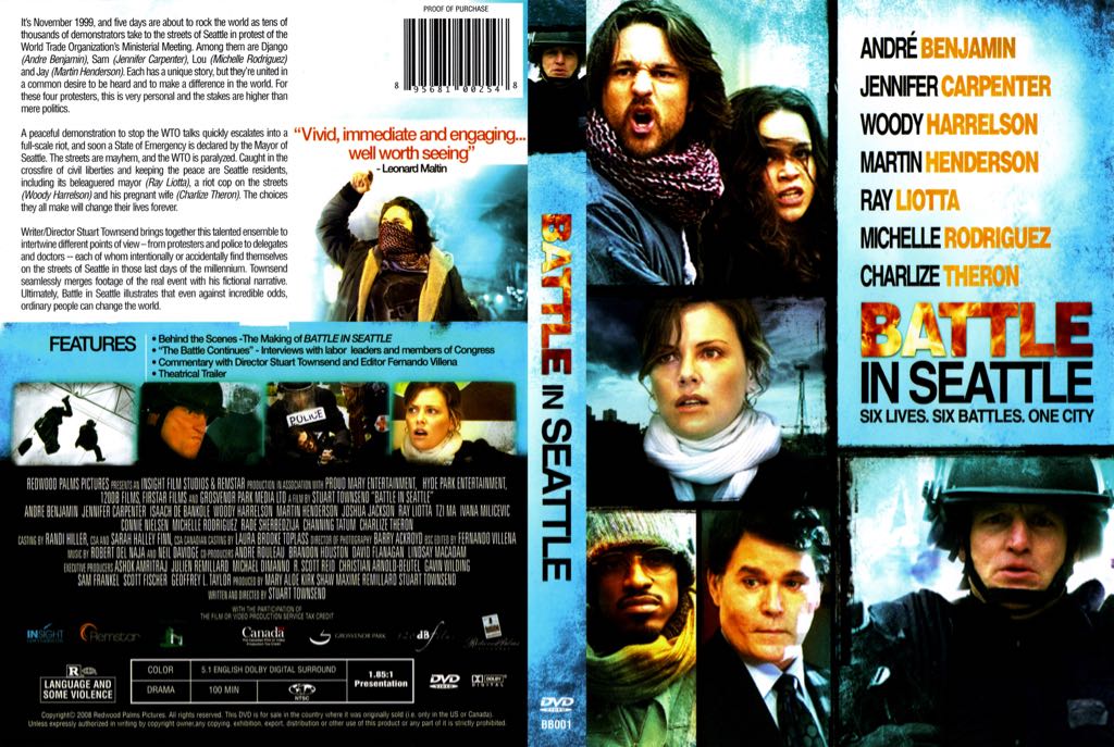 Battle in Seattle Blu-ray movie collectible [Barcode 895681002555] - Main Image 2