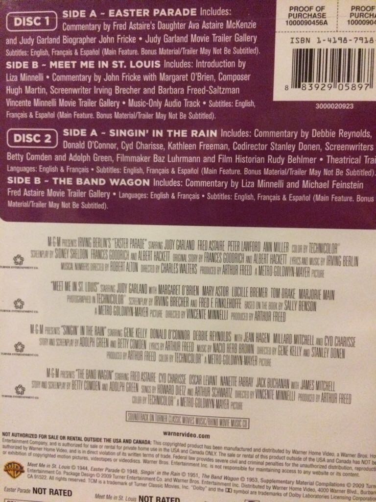 Meet Me In St. Louis DVD movie collectible - Main Image 2