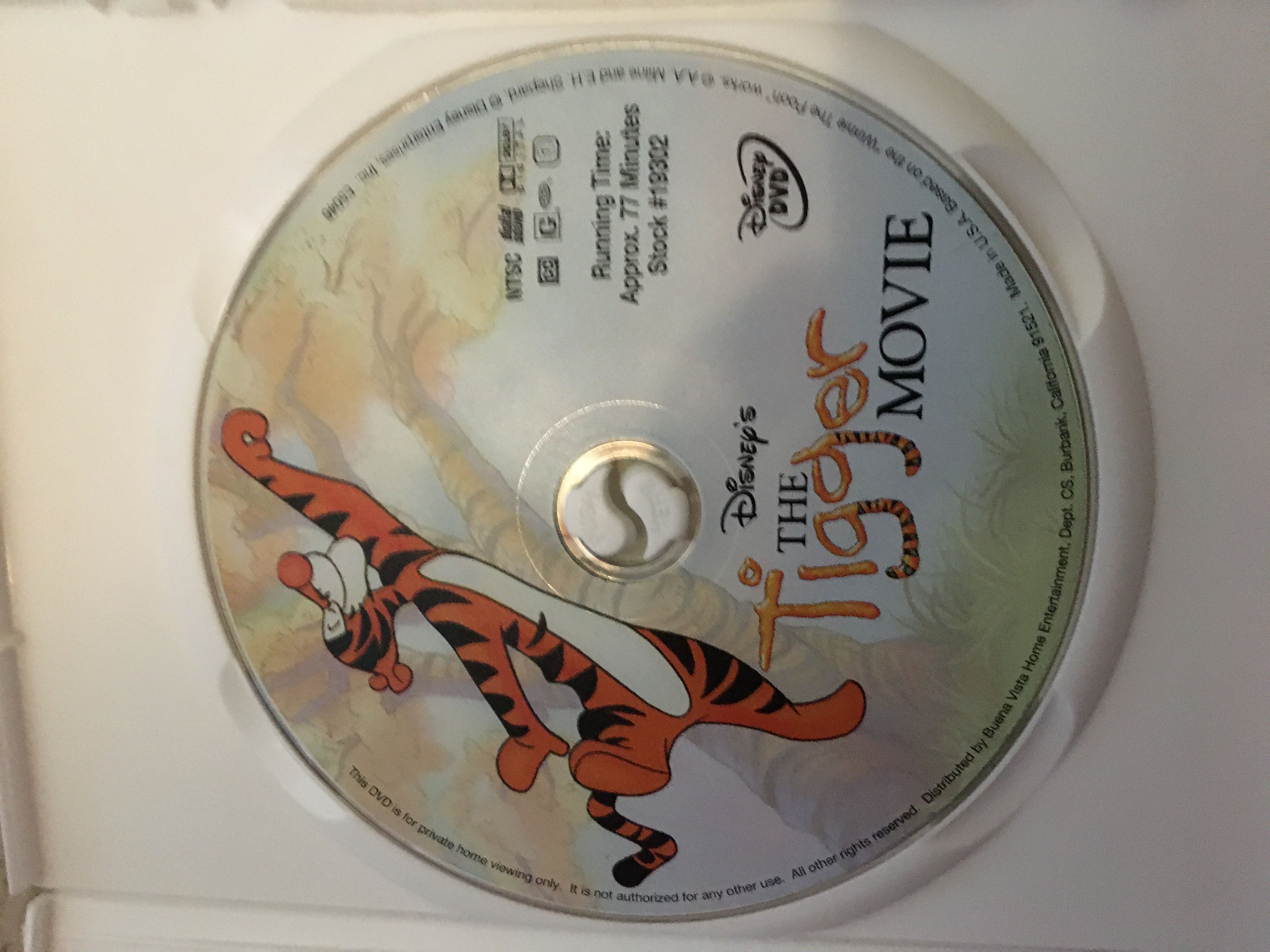 The Tigger Movie DVD movie collectible [Barcode 717951007438] - Main Image 3