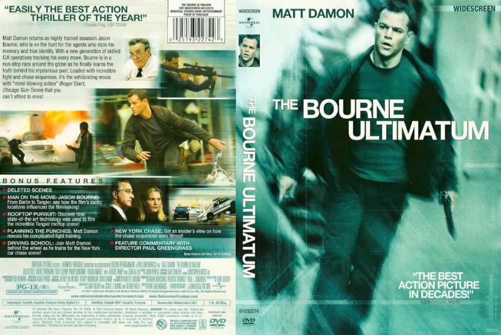 The Bourne Ultimatum DVD movie collectible [Barcode 5050582505146] - Main Image 2